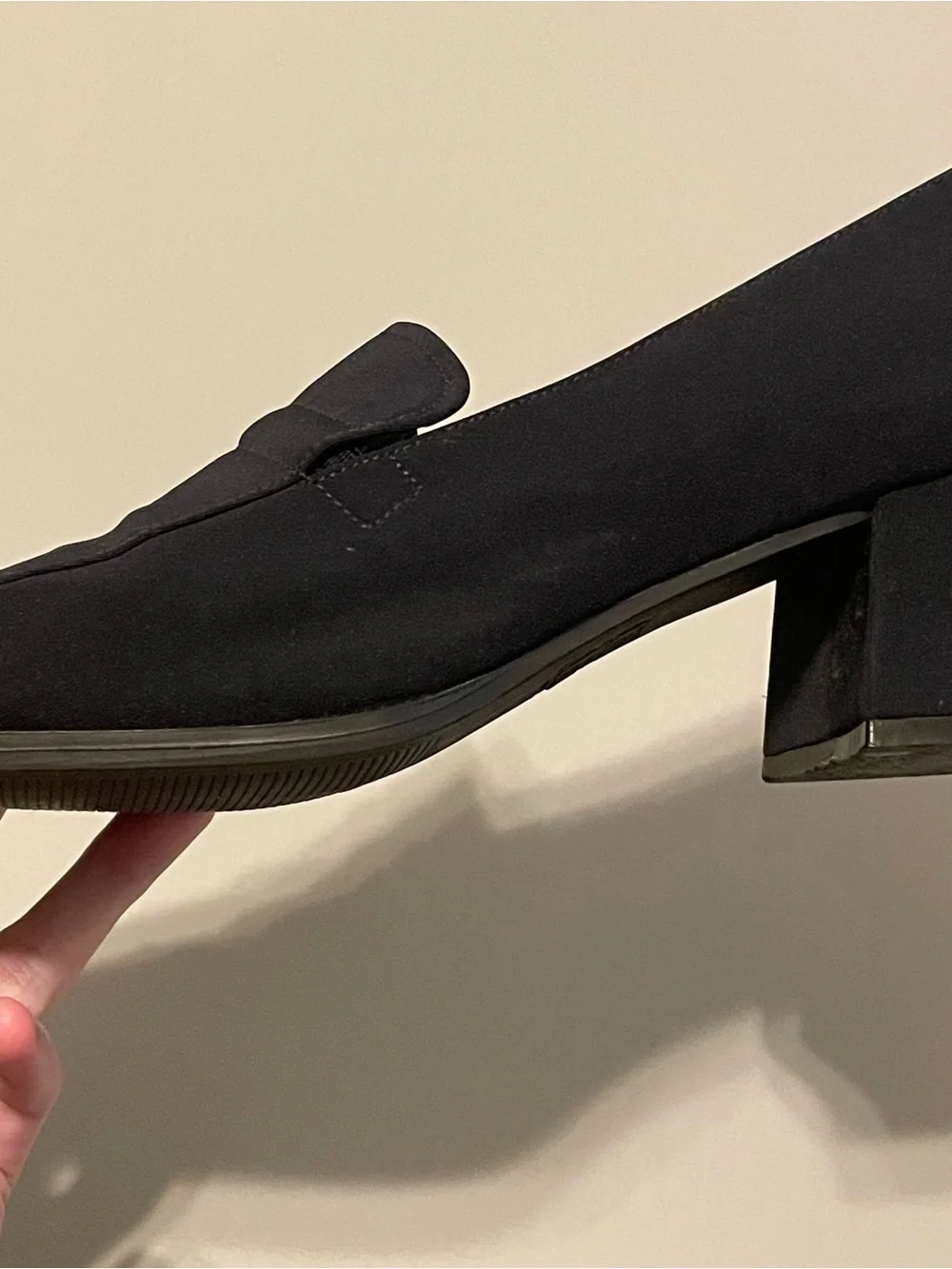 Mootsies Tootsies Black Slip-On Loafers